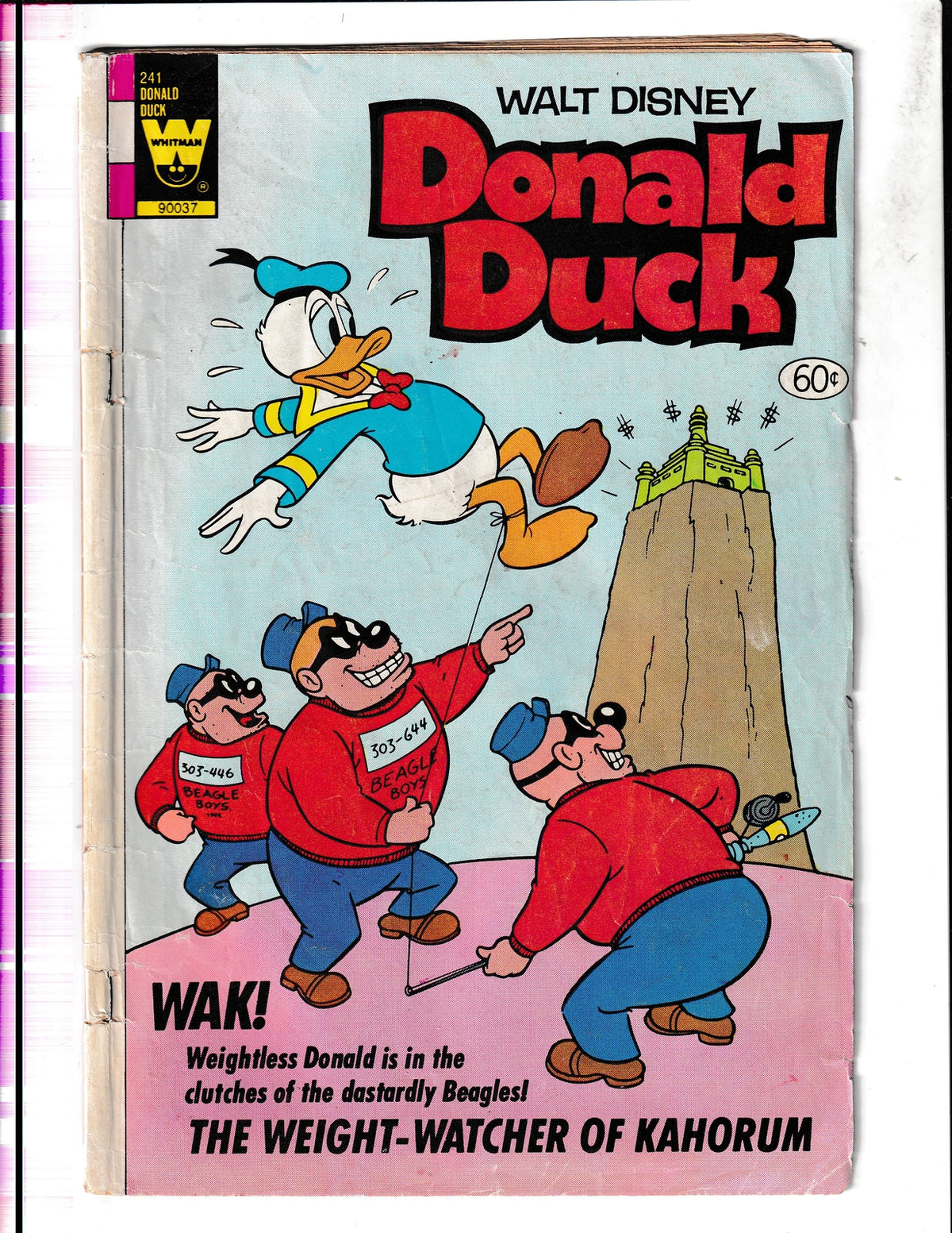 Donald Duck #241 (1983) Spine Rollover Whitman Comics