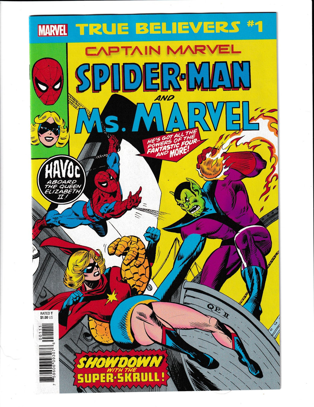 True Believers: Captain Marvel, Spider-Man and Ms Marvel #1 (2019) Marvel Comics