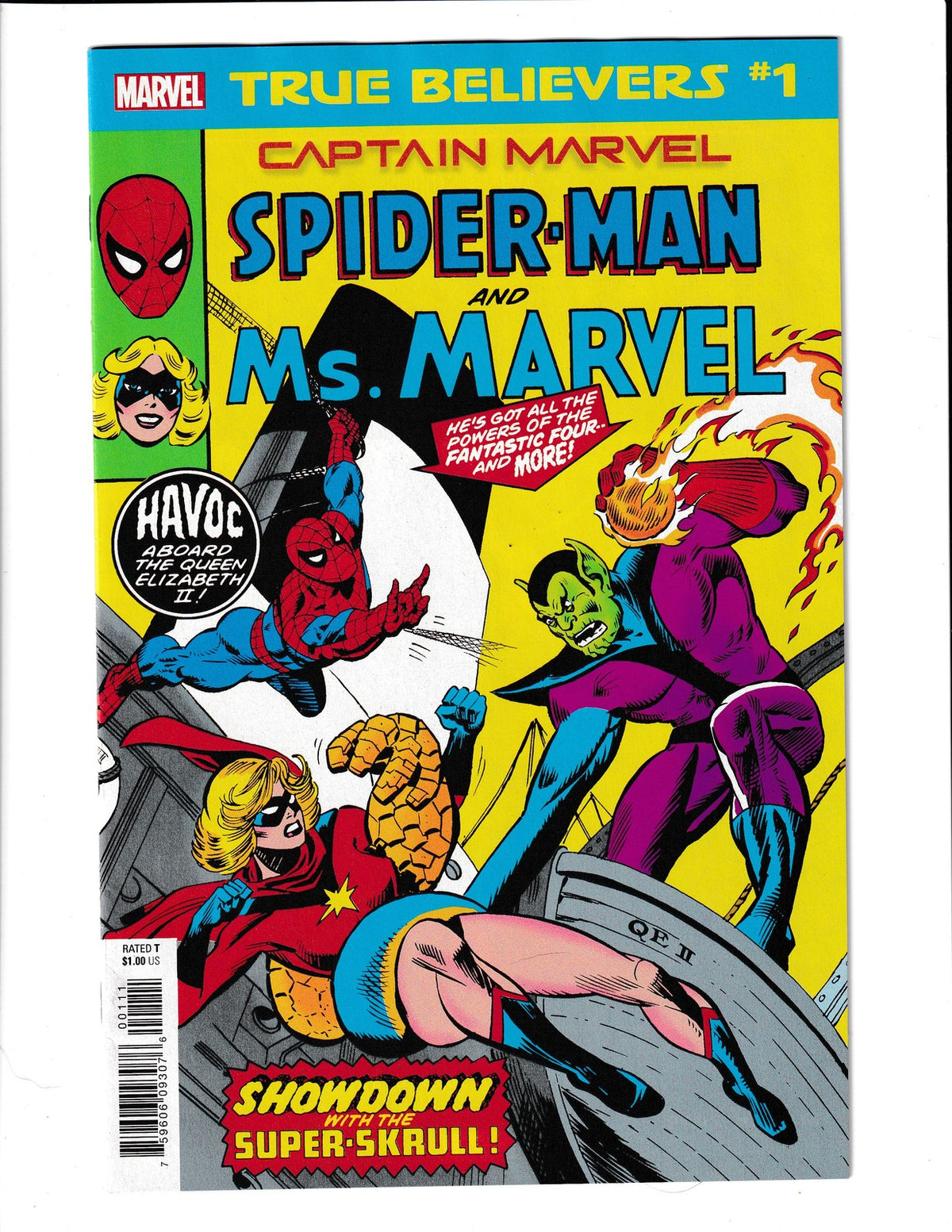 True Believers: Captain Marvel, Spider-Man and Ms Marvel #1 (2019) Marvel Comics