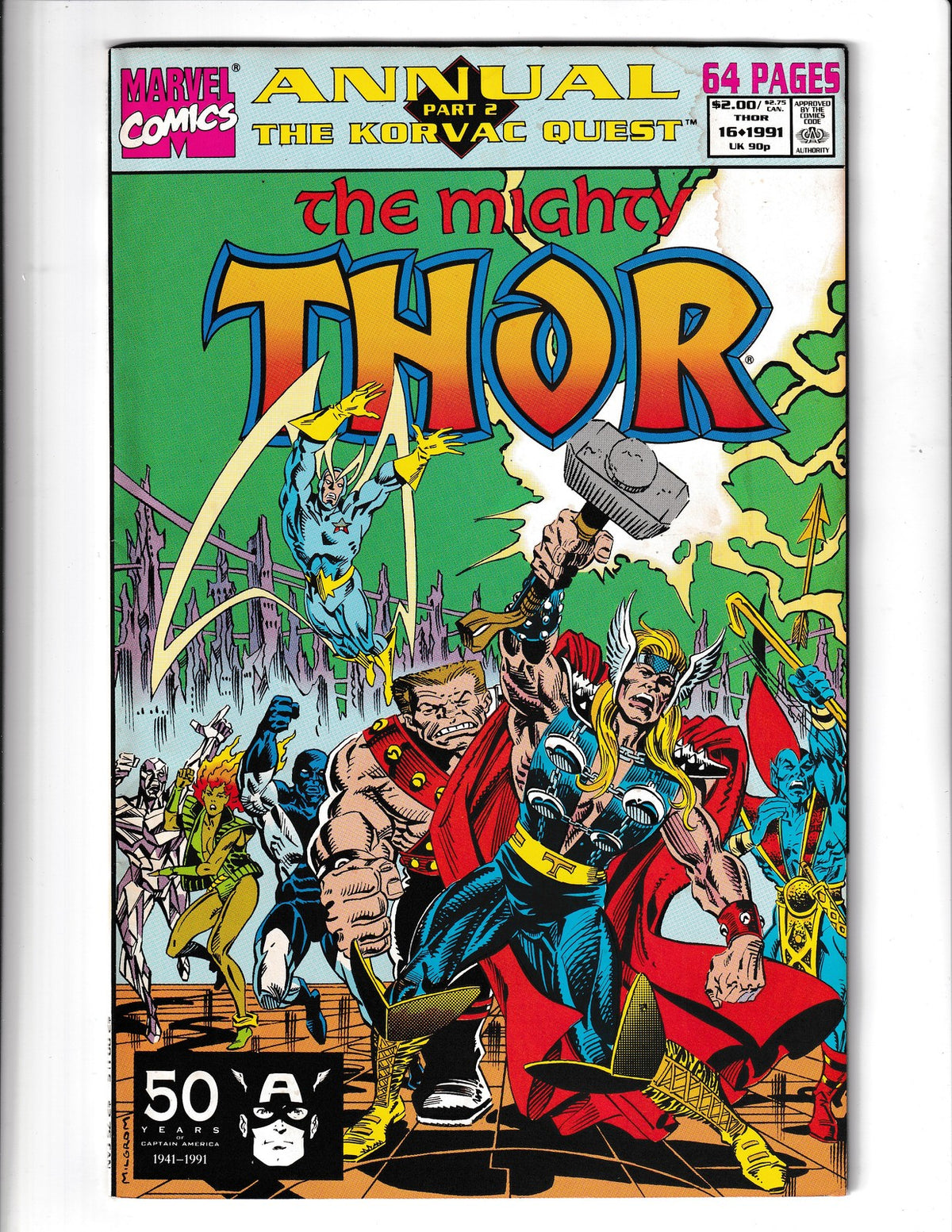 Thor Annual #16 (1991) Marvel Comics SKU:2526