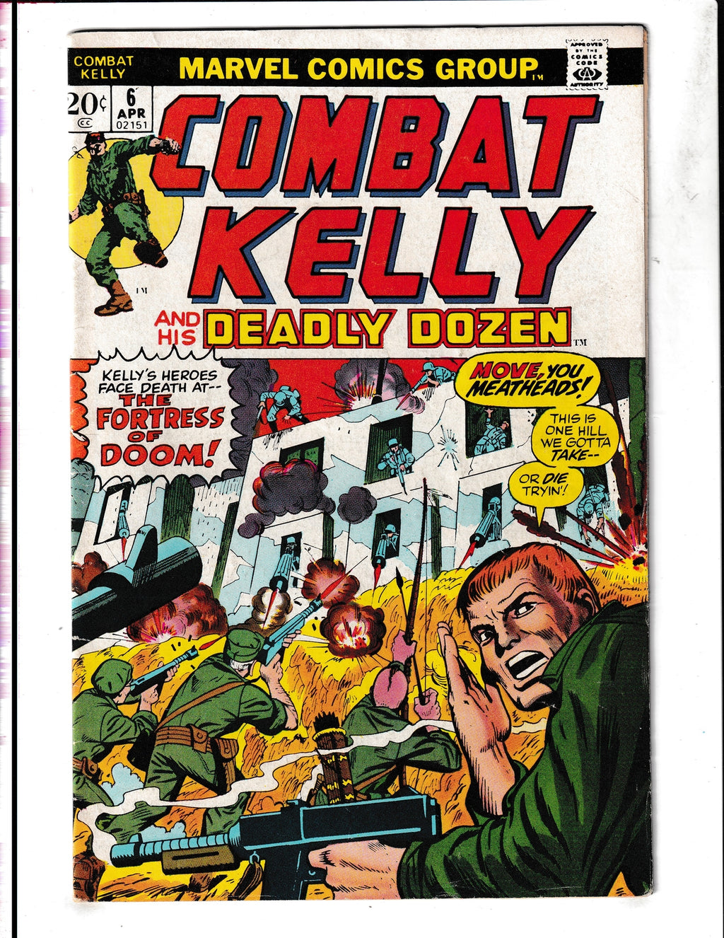 Combat Kelly #6 (1973) Marvel Comics