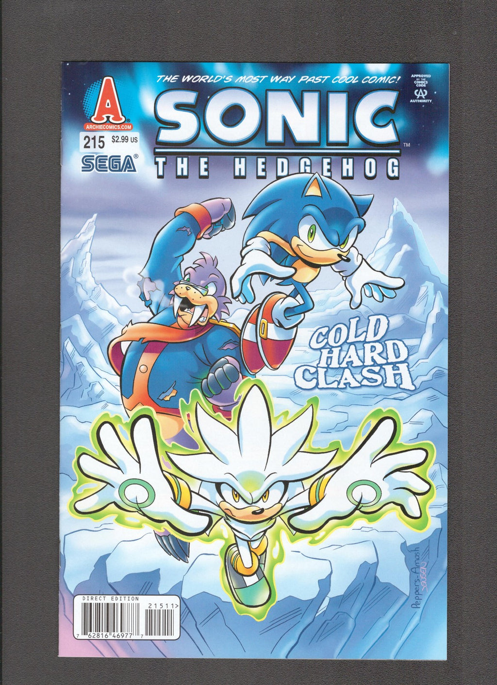Sonic the Hedgehog #215 (2010) Jason Jensen, Jamaal Peppers Archie Comics