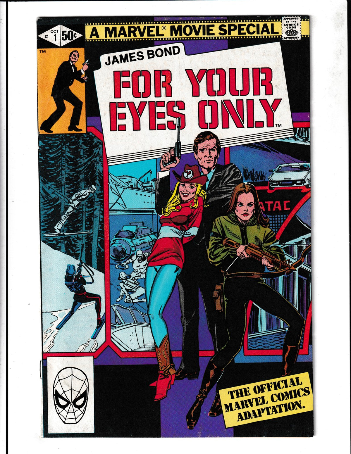 James Bond: For Your Eyes Only #1 (1981) Marvel Movie Special Marvel Comics