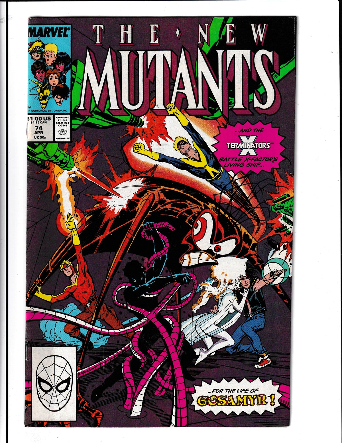 New Mutants #74 (1989) Marvel Comics