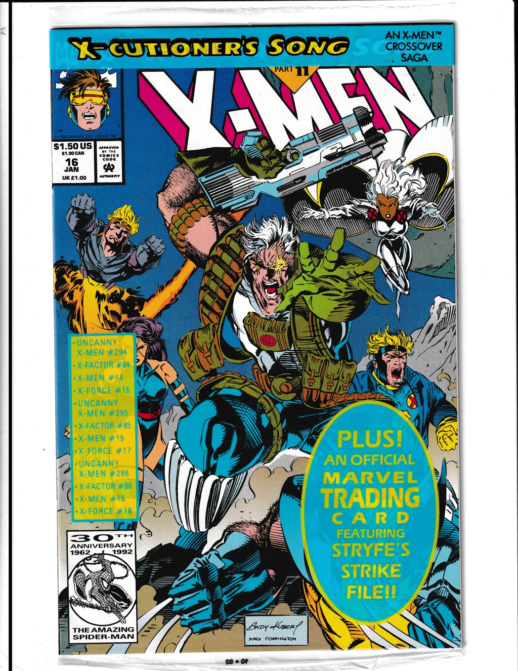 X-Men #16 (1993) High Grade Marvel Comics