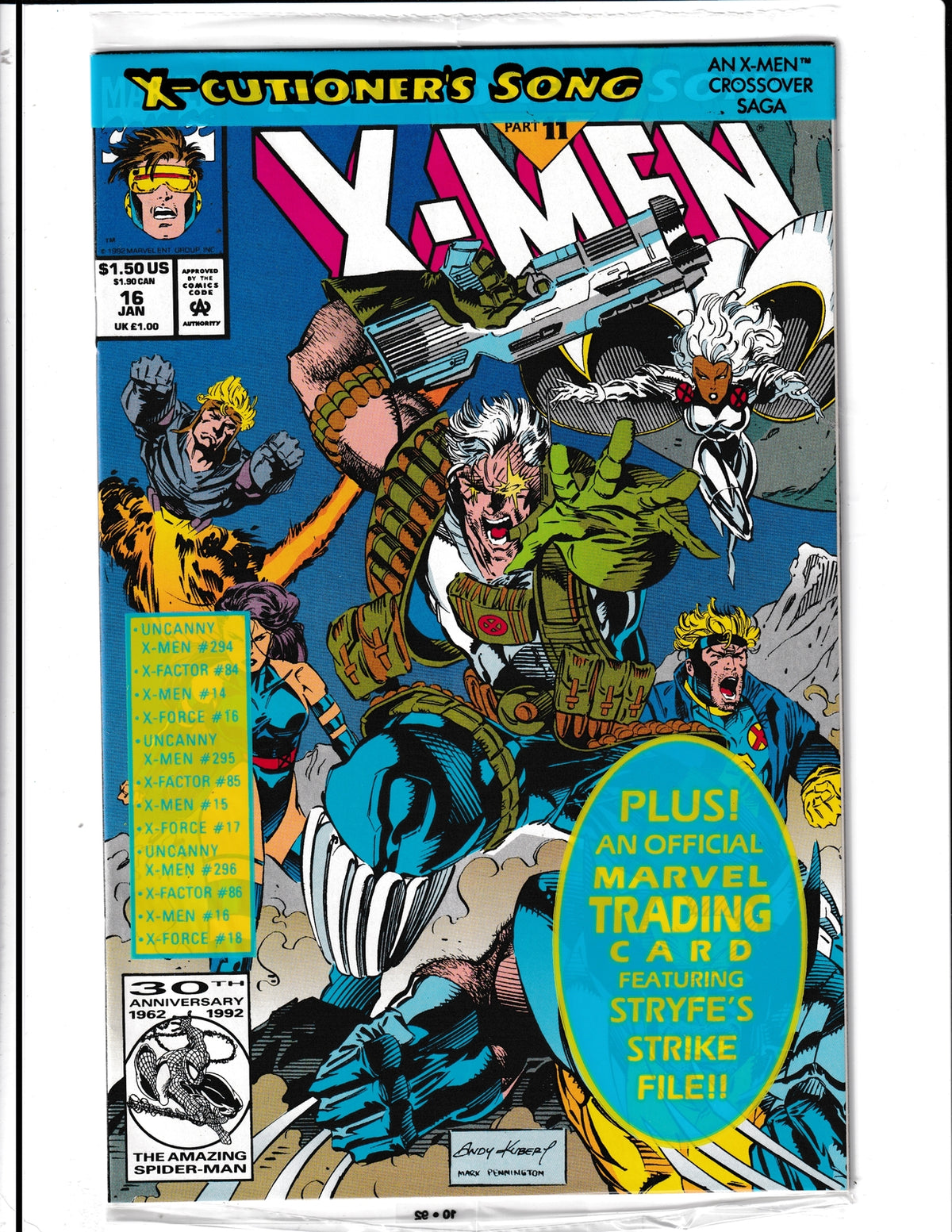 X-Men #16 (1993) High Grade Marvel Comics