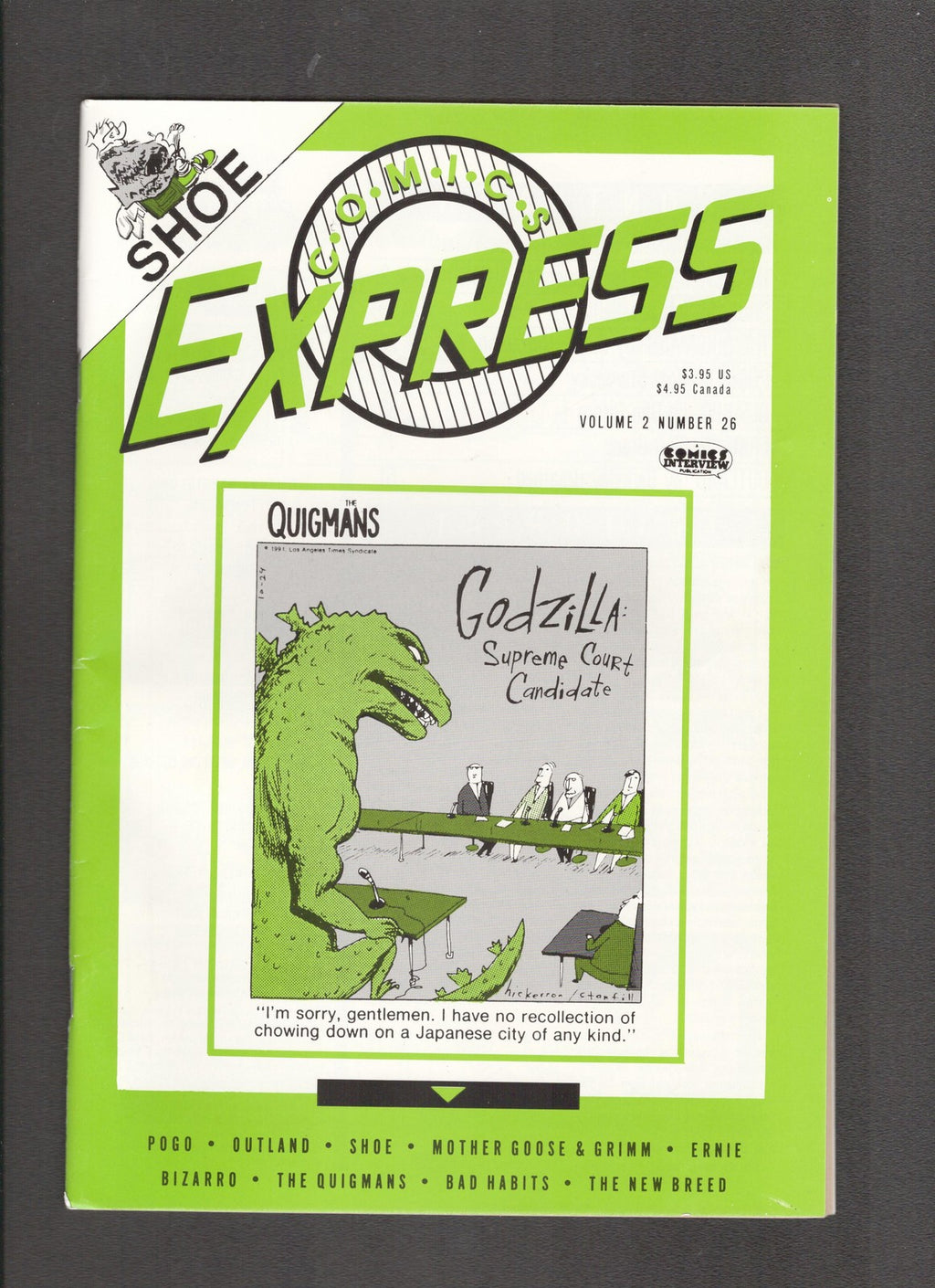 Comics Express #26 (1991) Comics Interview Publications Comics