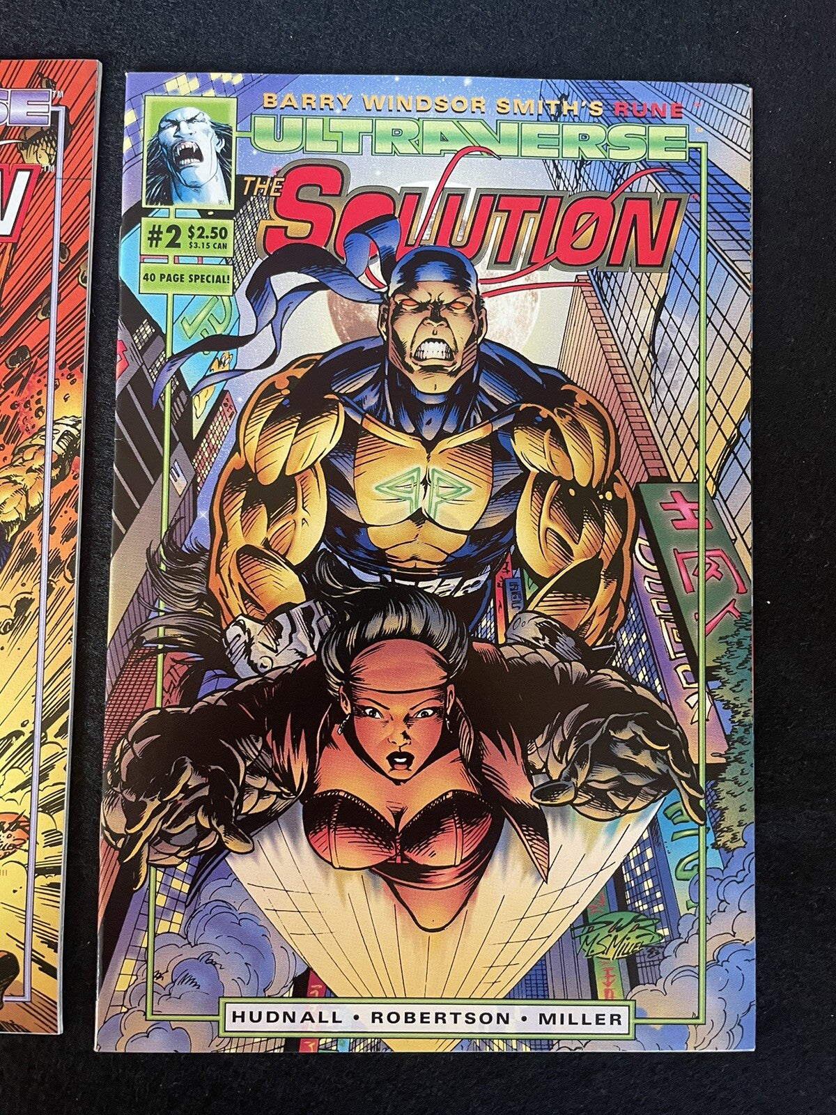 Ultraverse: Solution 0-2 (1993) 3 Book Run - Malibu Comics