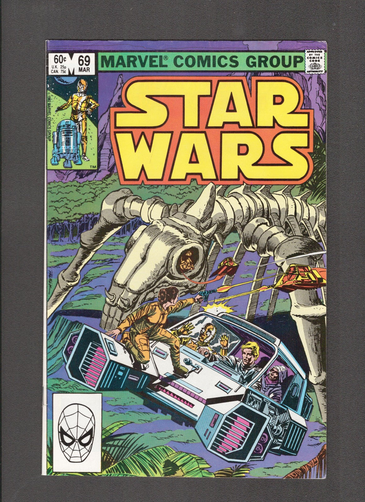 Star Wars #69 (1983) Mythosaur Skeleton Marvel Comics