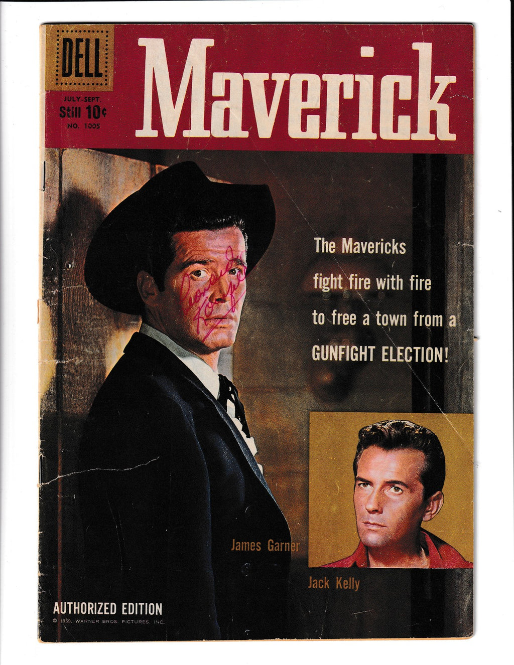 Four Color Comic - Maverick #1005 (1959) Dell Comics