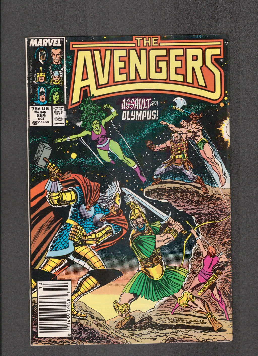 Avengers #284 (1987) Roger Stern, John Buscema Marvel Comics
