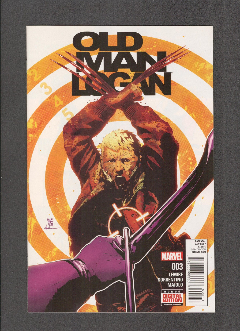 Old Man Logan #3 (2016) Andrea Sorrentino Marvel Comics
