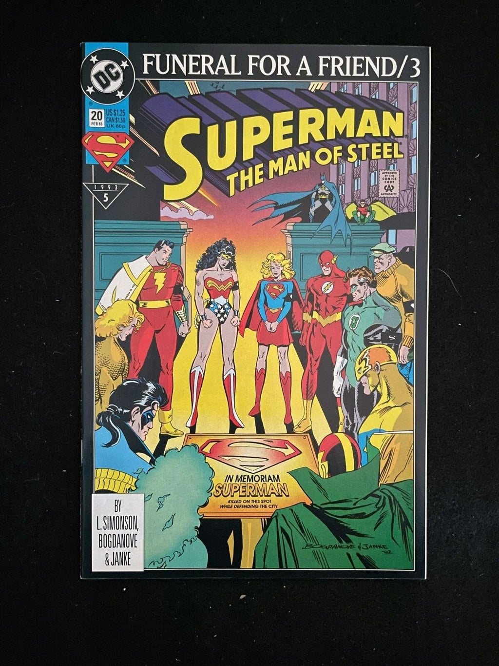 Superman Man of Steel 20 Feb 1993 DC