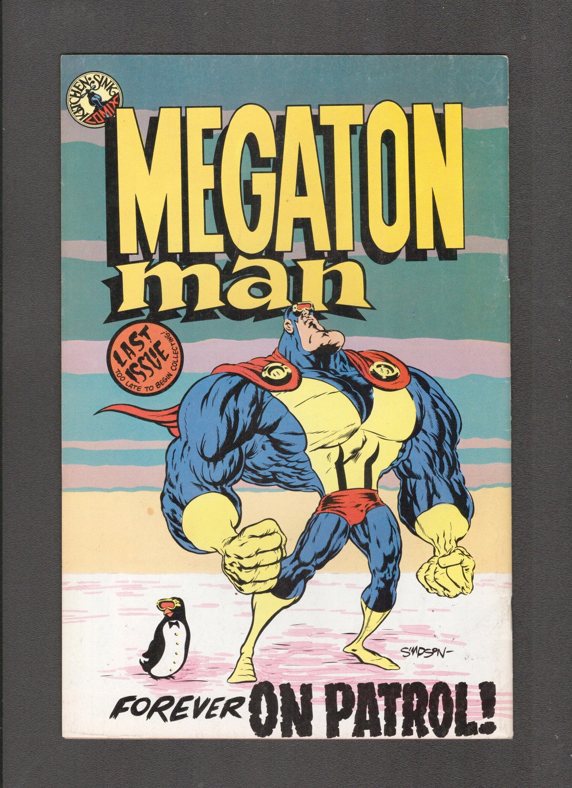 Megaton Man #10 (1986) Donald Simpson Kitchen Sink Comics