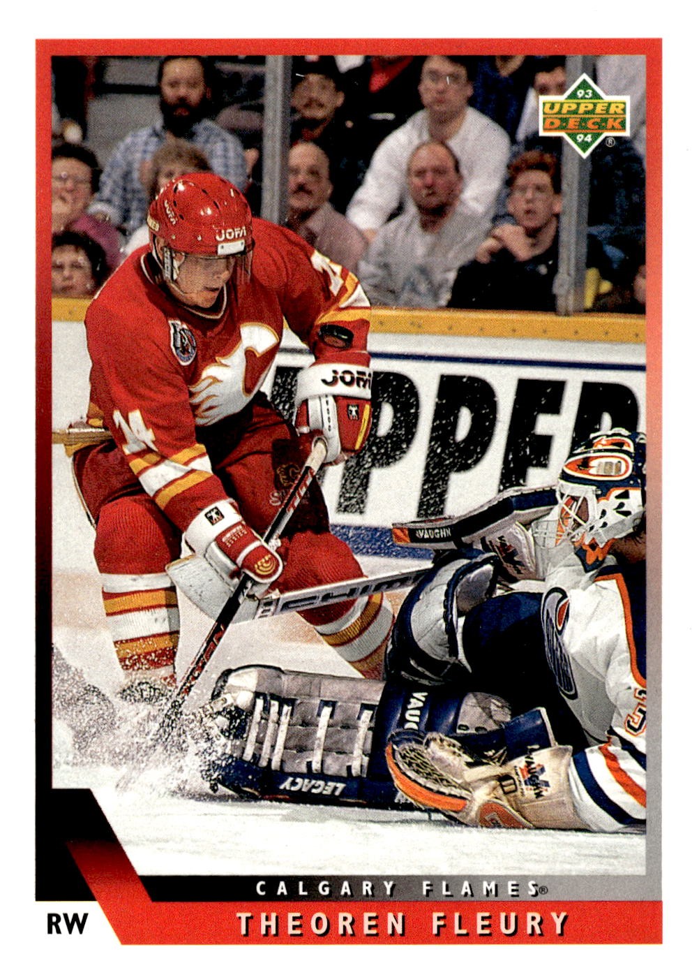 1993-94 Upper Deck #3 Theoren Fleury Hockey Calgary Flames