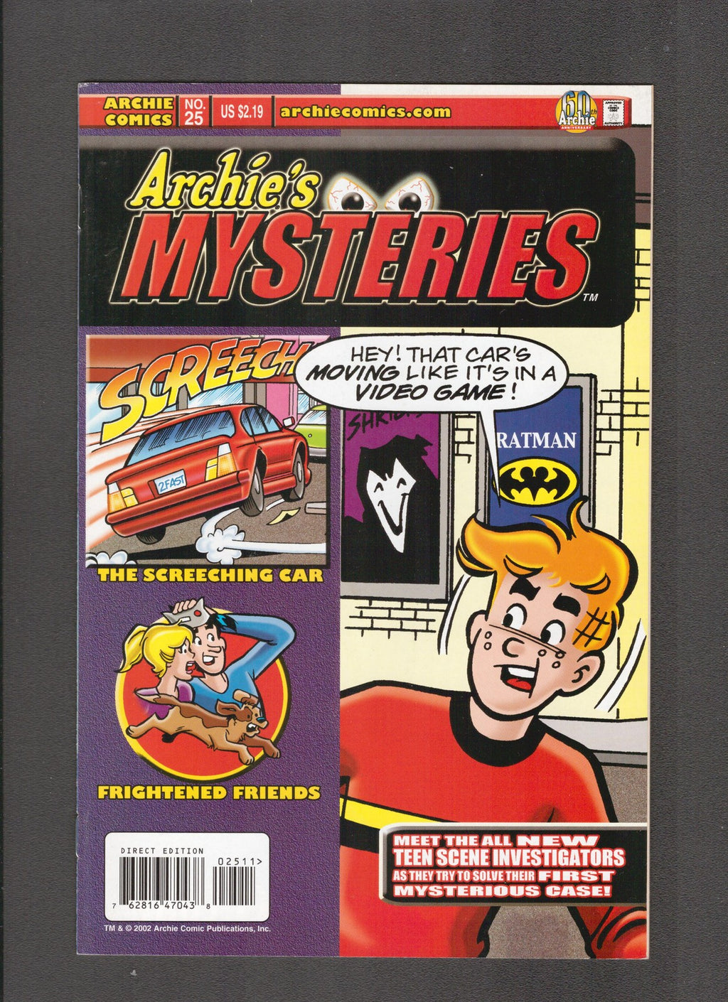 Archie's Mysteries #25 (2003) Higher Grade - Low Print Archie Comics