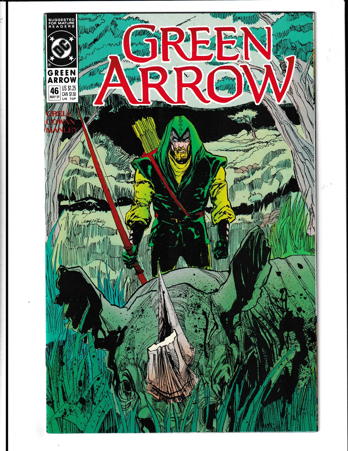 Green Arrow #46 (1991) HIGH GRADE Vol. 2 DC Comics