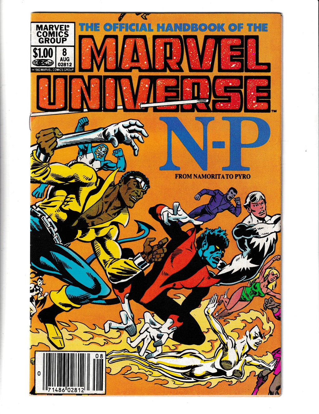 Official Handbook of the Marvel Universe #8 (1983) Marvel Comics SKU:2279