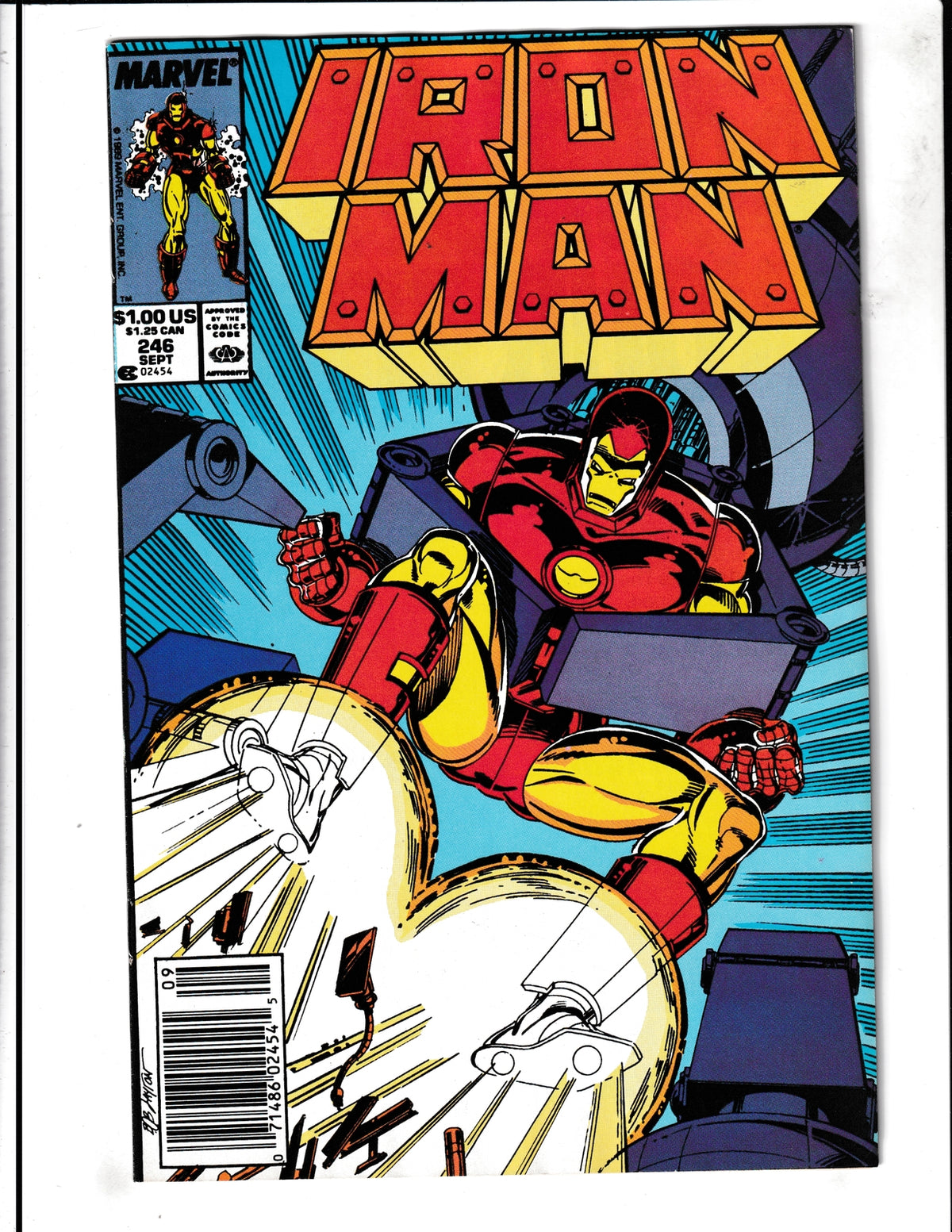 Iron Man #246 (1989) Marvel Comics SKU:1355
