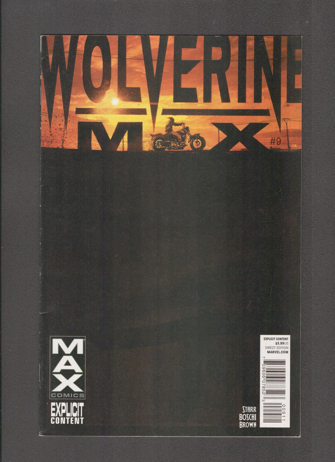 Wolverine MAX #9 (2013) Roland Boschi Max Comics