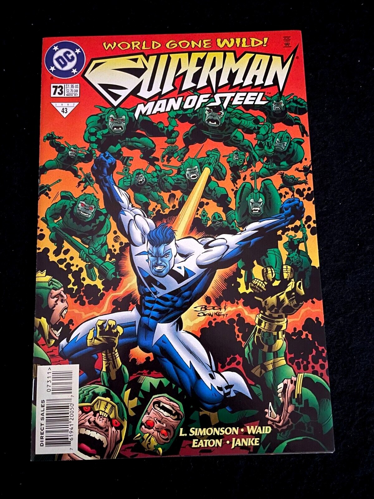 Superman: Man of Steel #73 1997 - HIGHER GRADE