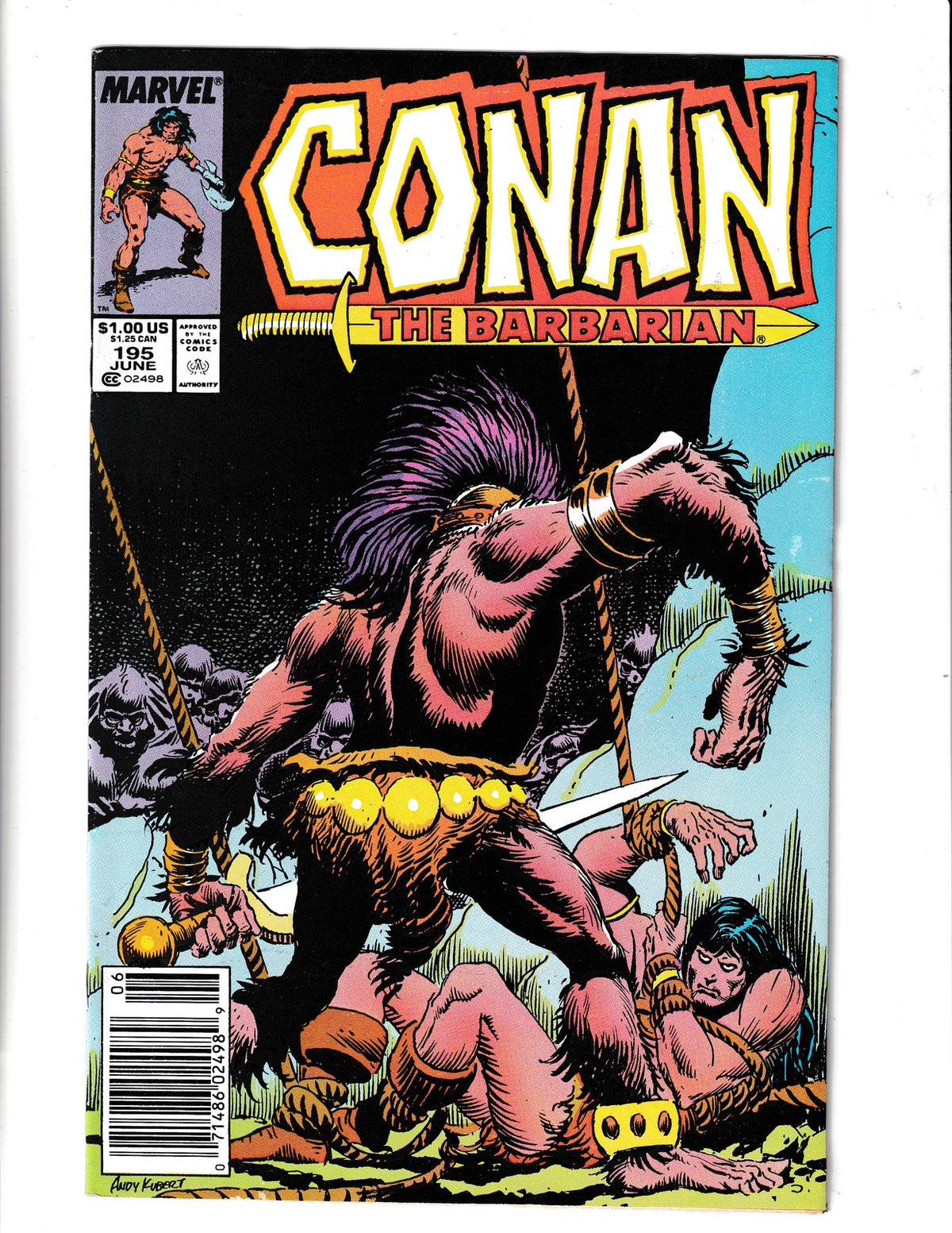 Conan the Barbarian #195 (1987) Marvel Comics SKU:2837