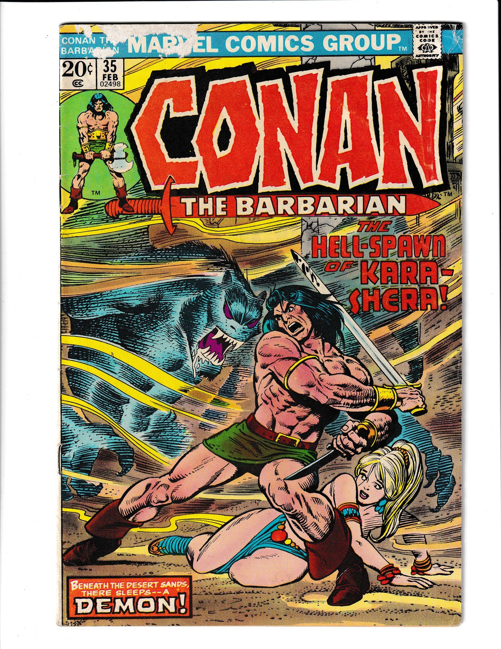 Conan the Barbarian #35 (1974) Marvel Comics