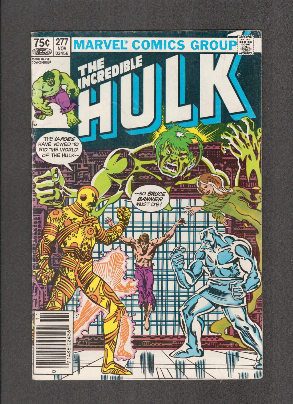 Incredible Hulk #277 (1982) Buscema, Milgrom, Mantlo Marvel Comics