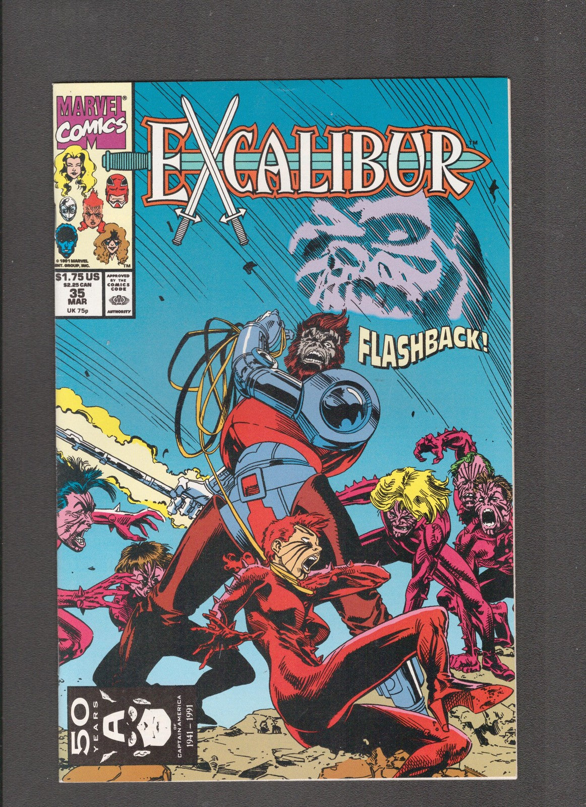 Excalibur #35 (1991) Ross, Milgrom Marvel Comics