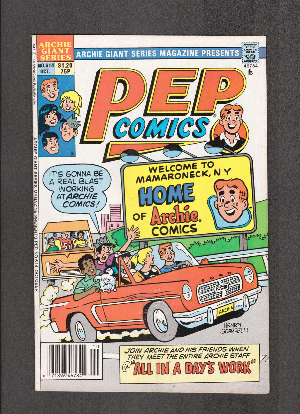 Archie Giant Series Magazine #614 (1990) PEP Archie Comics