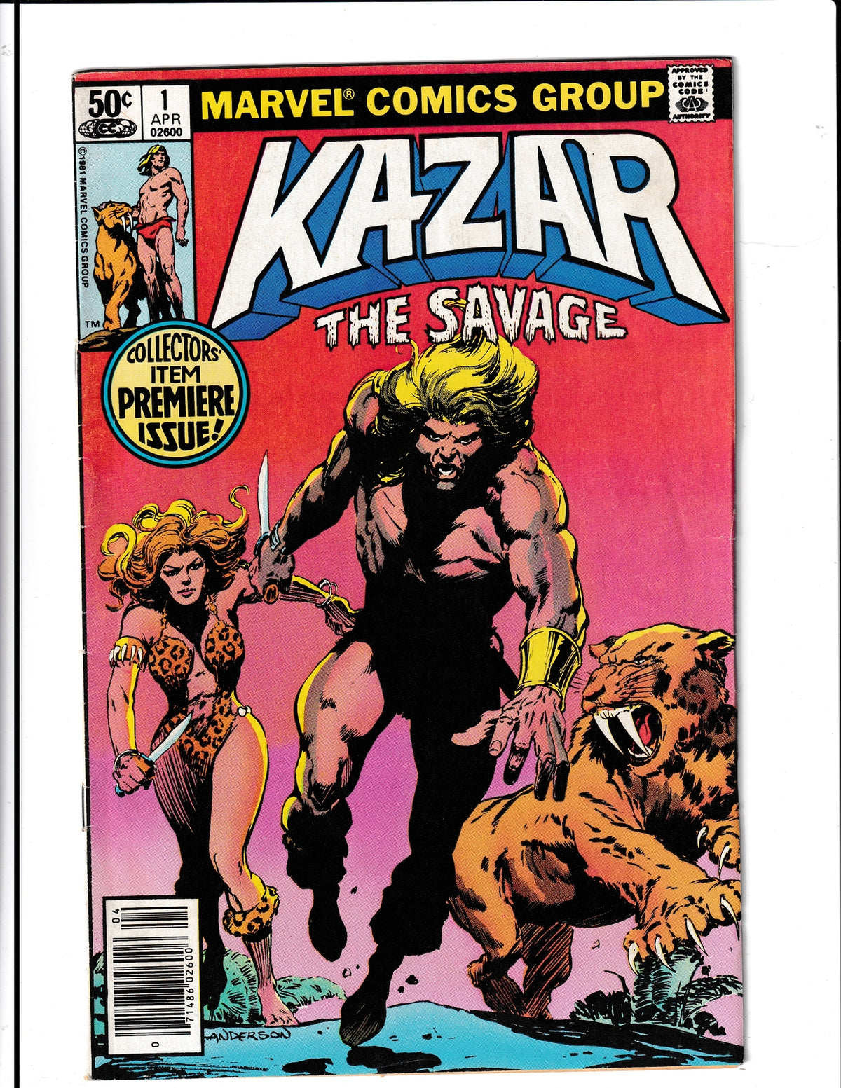 Ka-Zar the Savage #1 (1981) Marvel Comics SKU:310