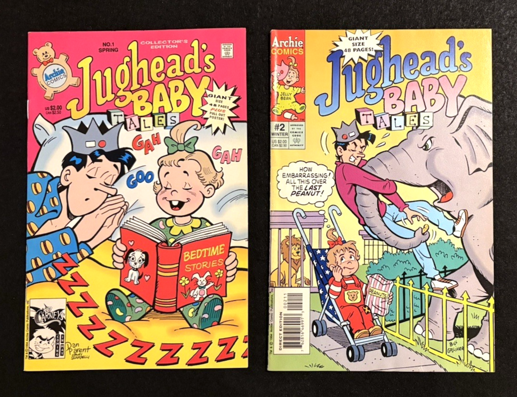 Jughead's Baby Tales #1-2 (1994) Complete Set Archie Comics