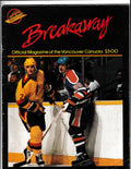 Breakaway - Canucks Program #NN (1988) Gretzky Cover  Comics
