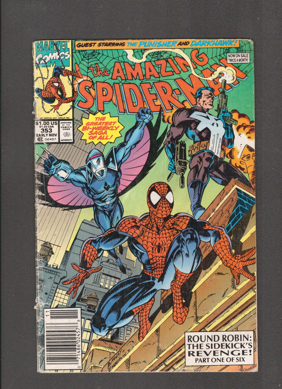 Amazing Spider-Man #353 (1991) Mark Bagley Marvel Comics