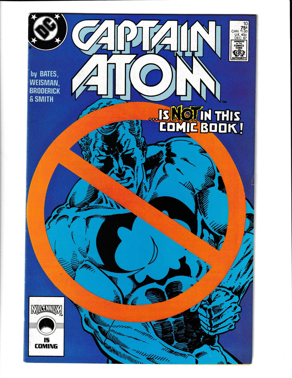 Captain Atom #10 (1987) DC Comics SKU:3401