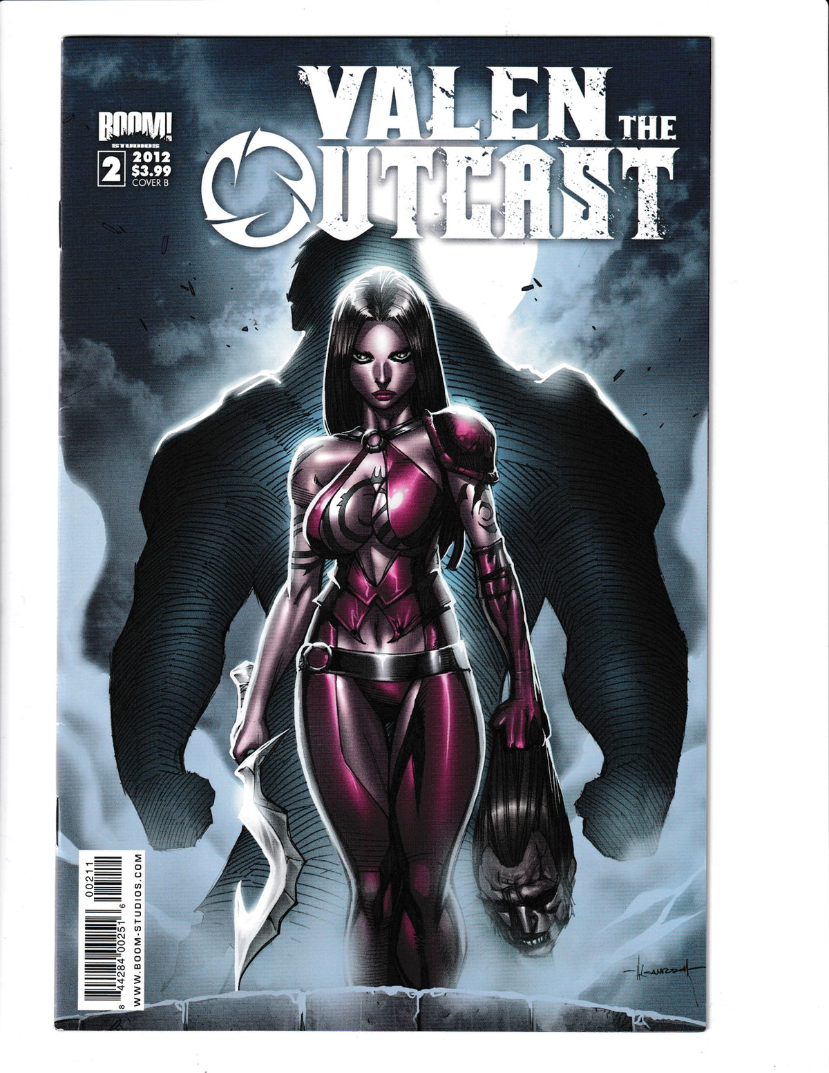 Valen and the Outcast #2B (2012) Ale Garza?Variant BOOM! Comics