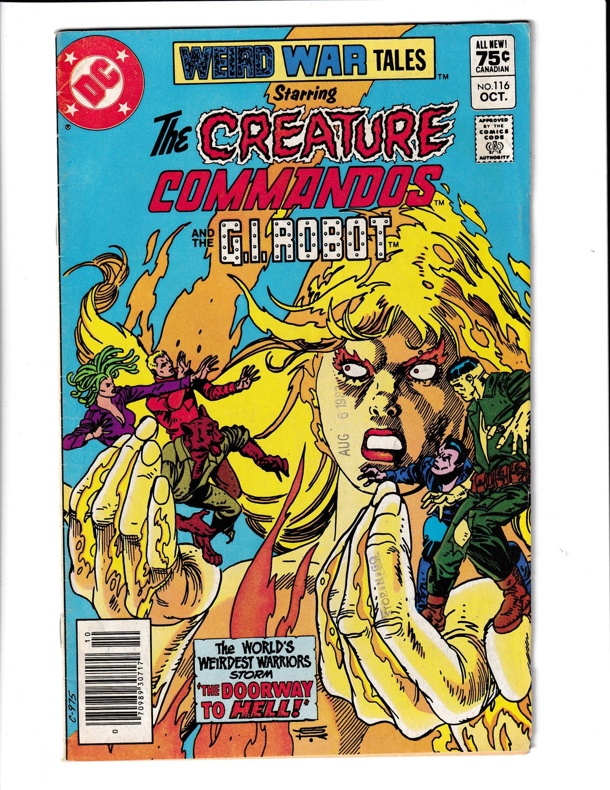 Weird War Tales #116 (1982) Creature Commandos, GI Robot DC Comics