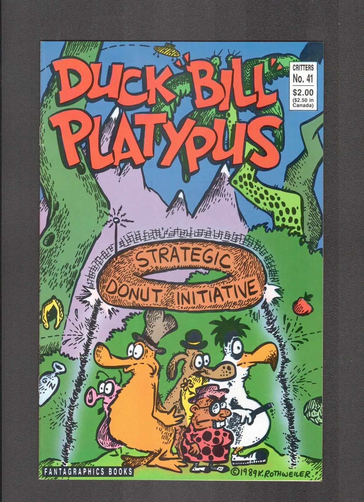 Critters #41 (1989) Duck "Bill" Platypus Fantagraphics Comics