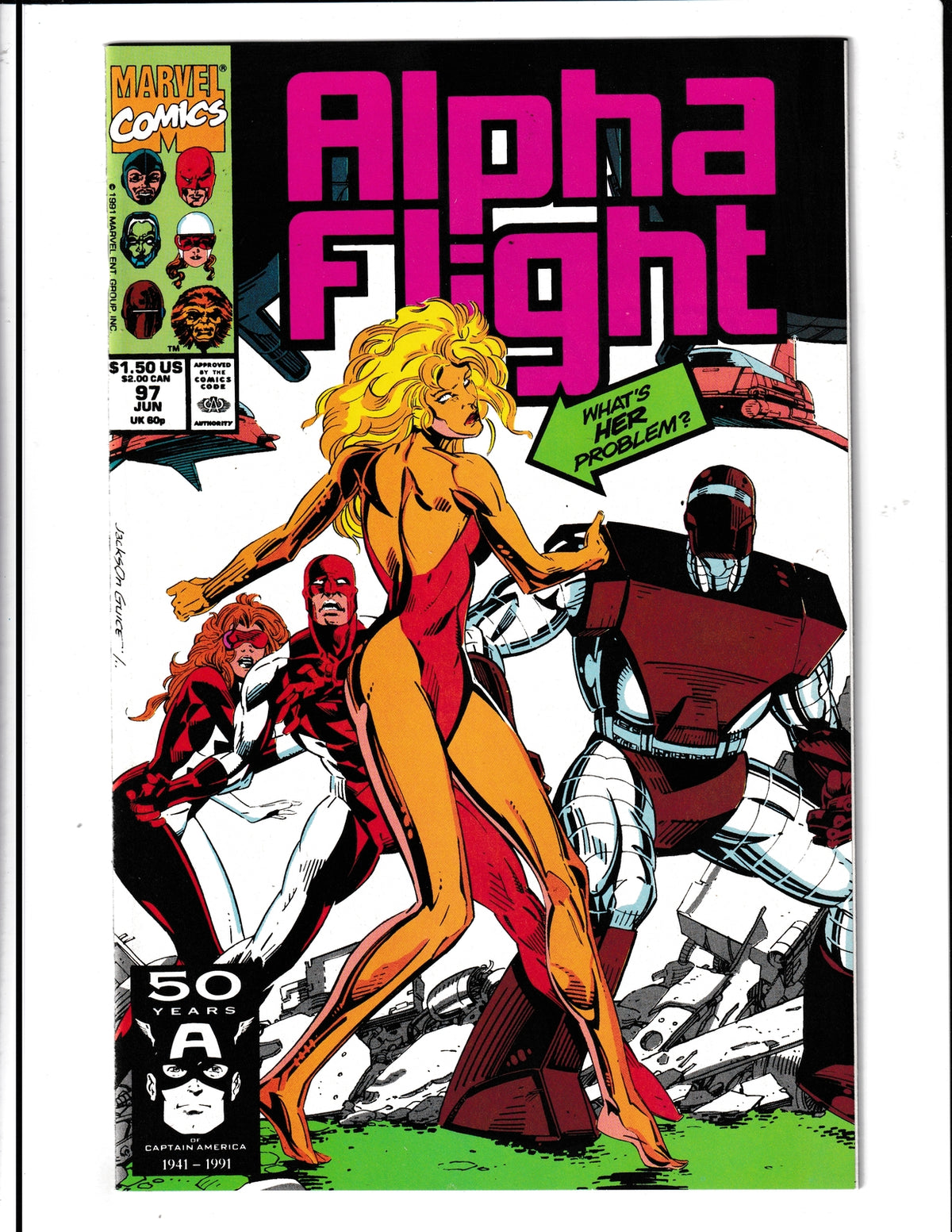 Alpha Flight #97 (1991) Marvel Comics SKU:1116