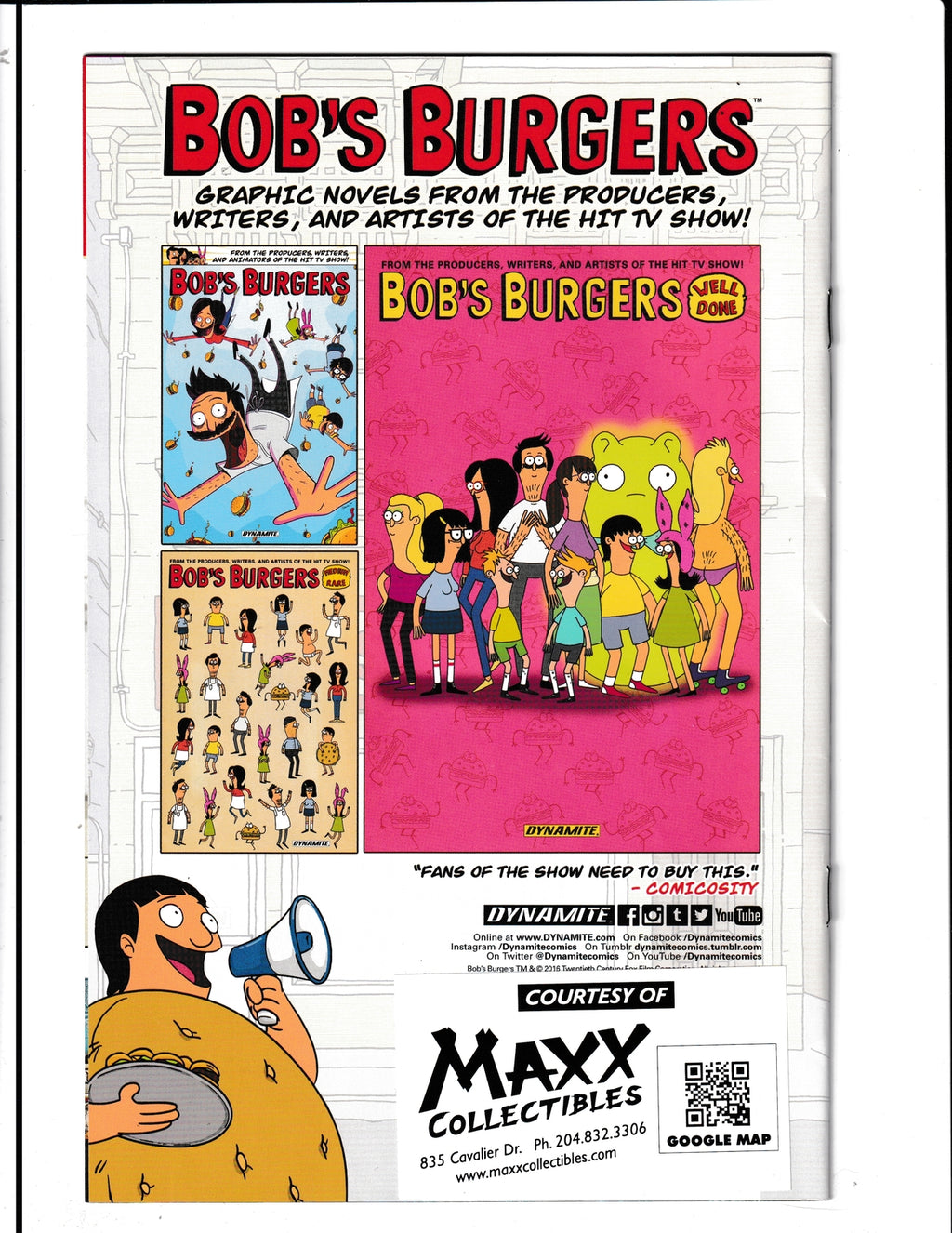 Bob's Burgers FCBD #2016 (2016) FCBD Dynamite Comics