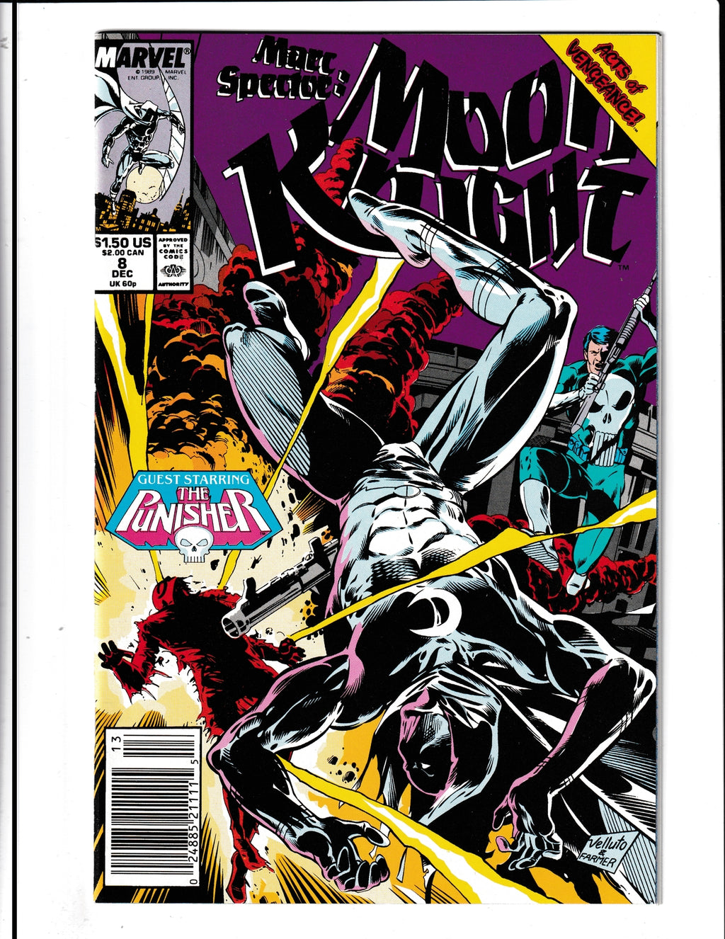 Marc Spector Moon-Knight #8 (1989) Marvel Comics