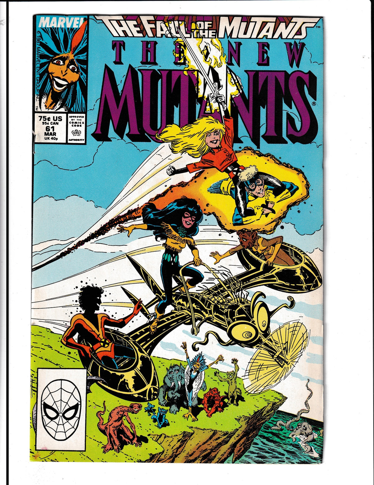 New Mutants #61 (1988) Marvel Comics SKU:427