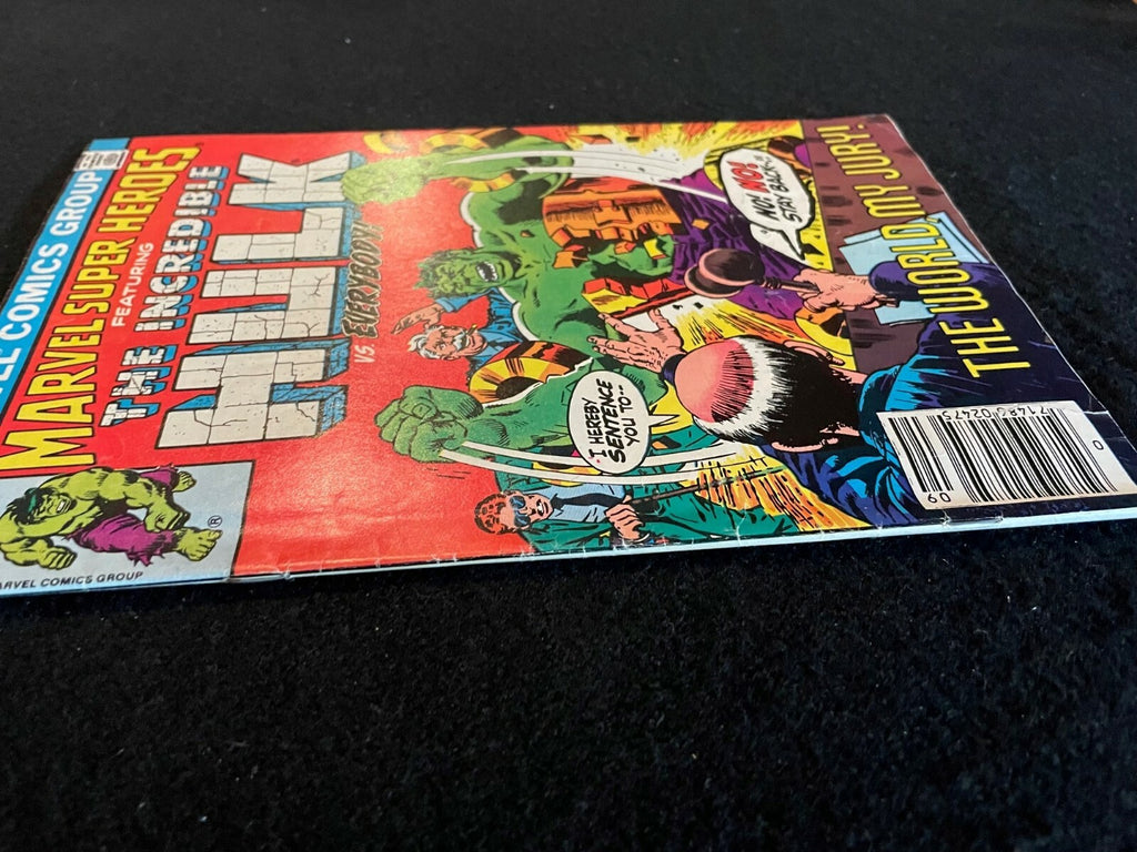 Marvel Super-Heroes Hulk #101 NEWSTAND Marvel Comics Bronze Age 1981