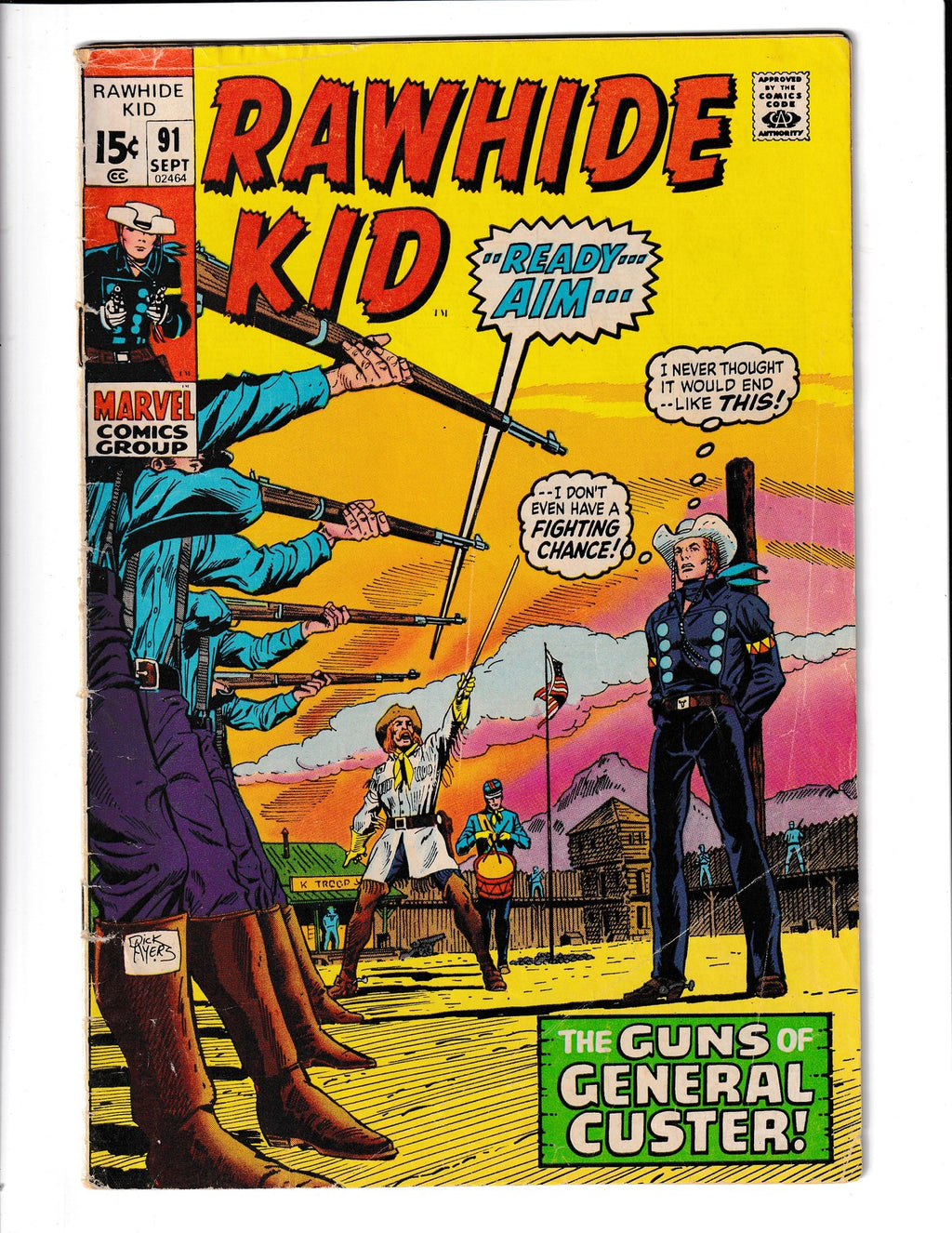 Rawhide Kid #91 (1972) Marvel Comics