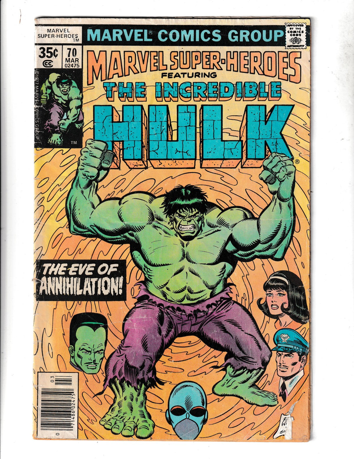 Marvel Super-Heroes #70 (1978) Low Grade Marvel Comics