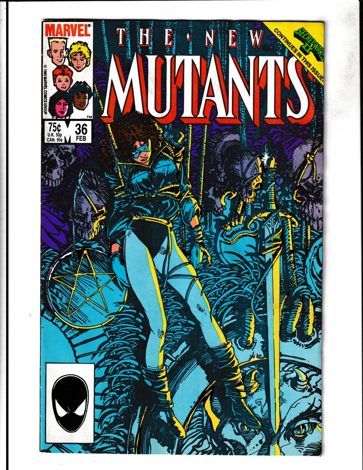 New Mutants #36 (1986) Marvel Comics SKU:1417