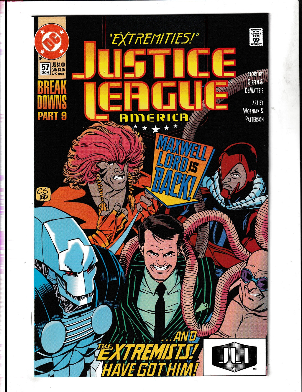 Justice League America #57 (1991) DC Comics