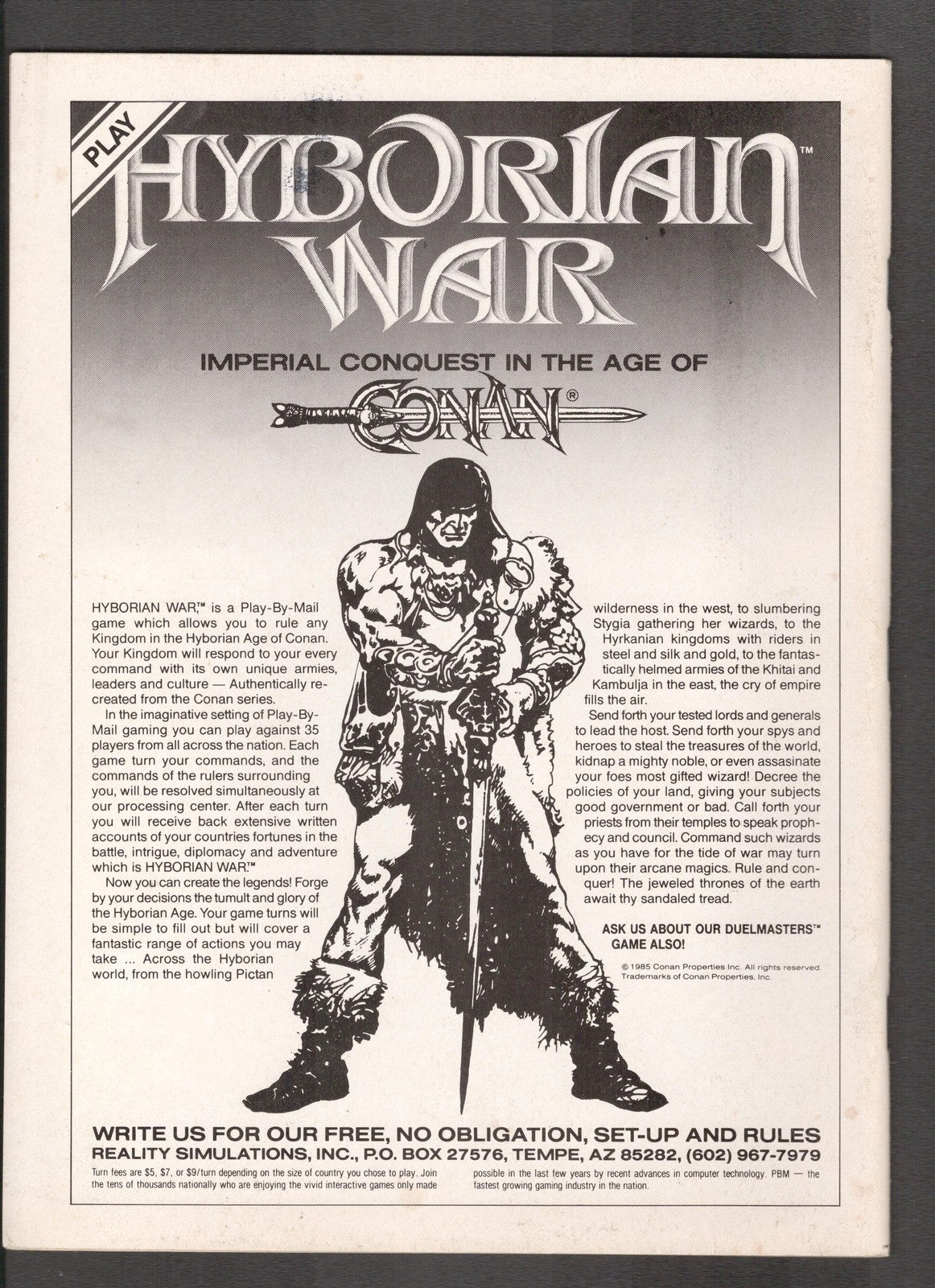 Conan Saga #66 (1992) Joe Chiodo Marvel Comics