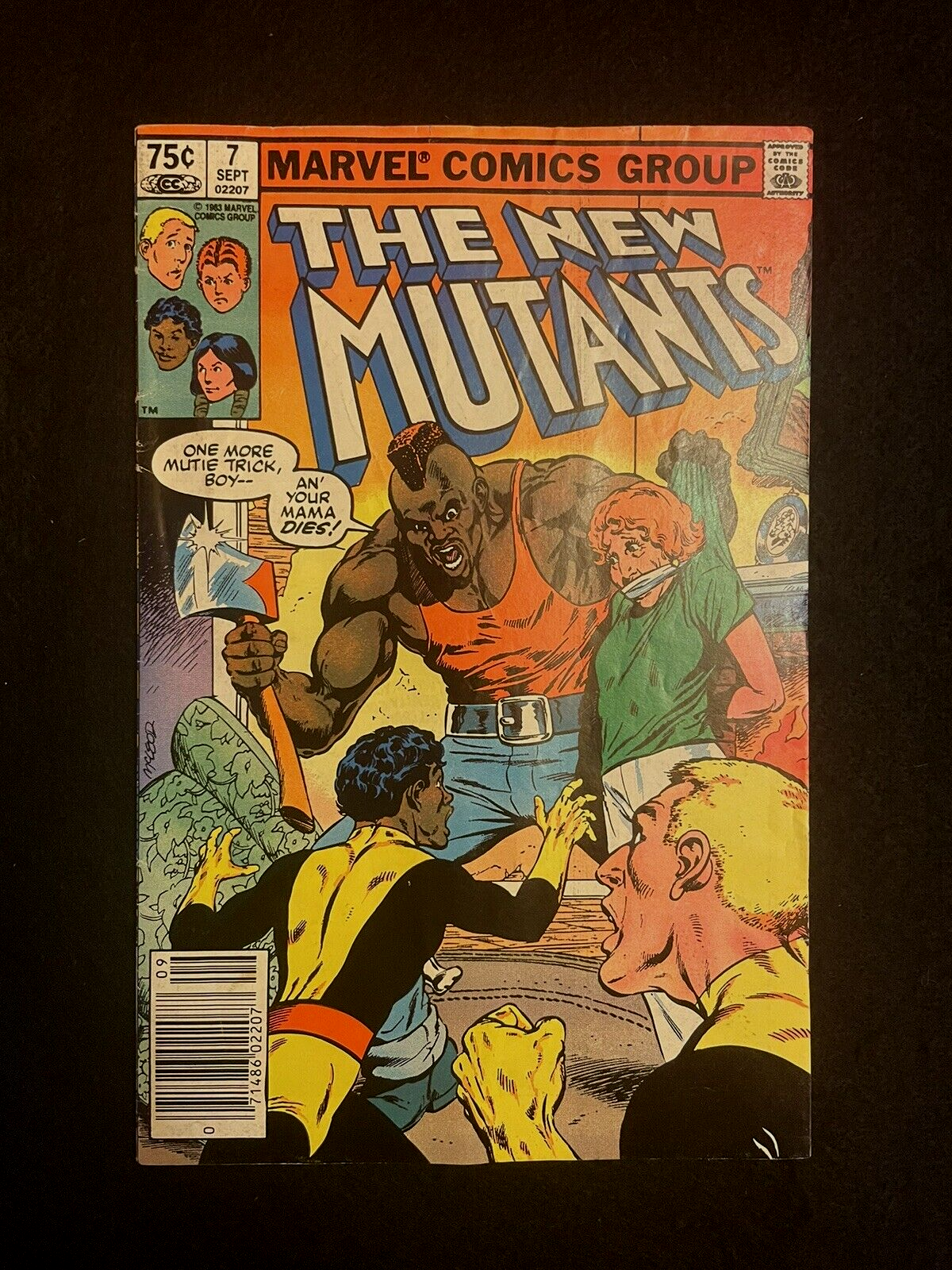 New Mutants #7 Newsstand (1983) Bronze Age Marvel Comics