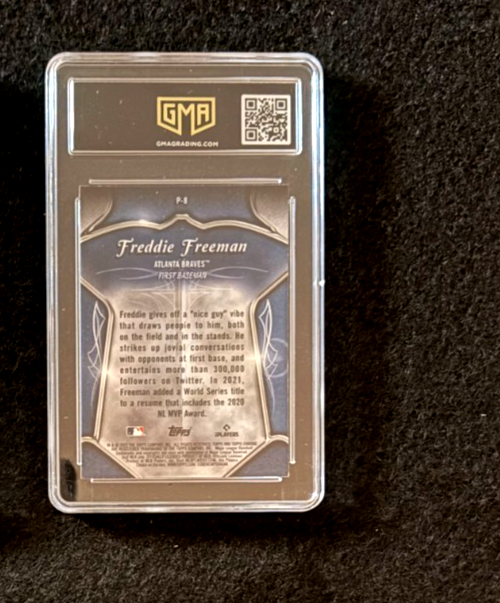 2022 Topps Chrome Freddie Freeman #P8 GMA GEM MINT 10